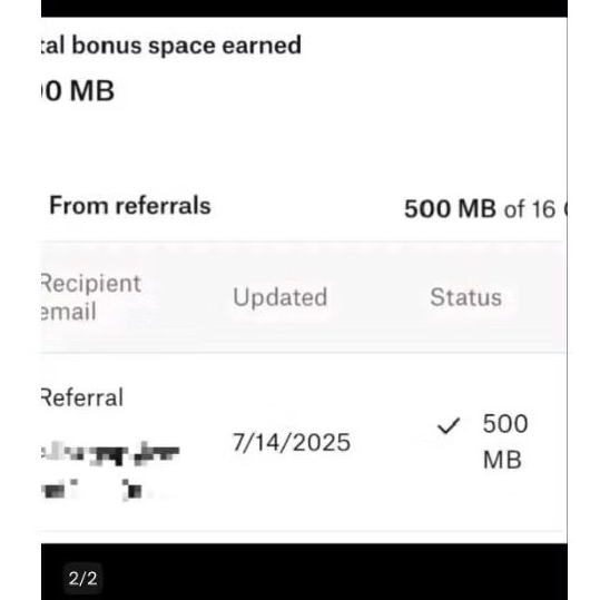 jasa expand kapasitas Dropbox versi Free