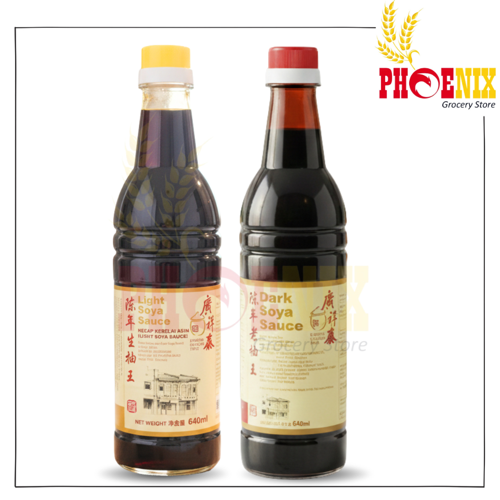 KCT Light Soya / Dark Soya Sauce 640 ml