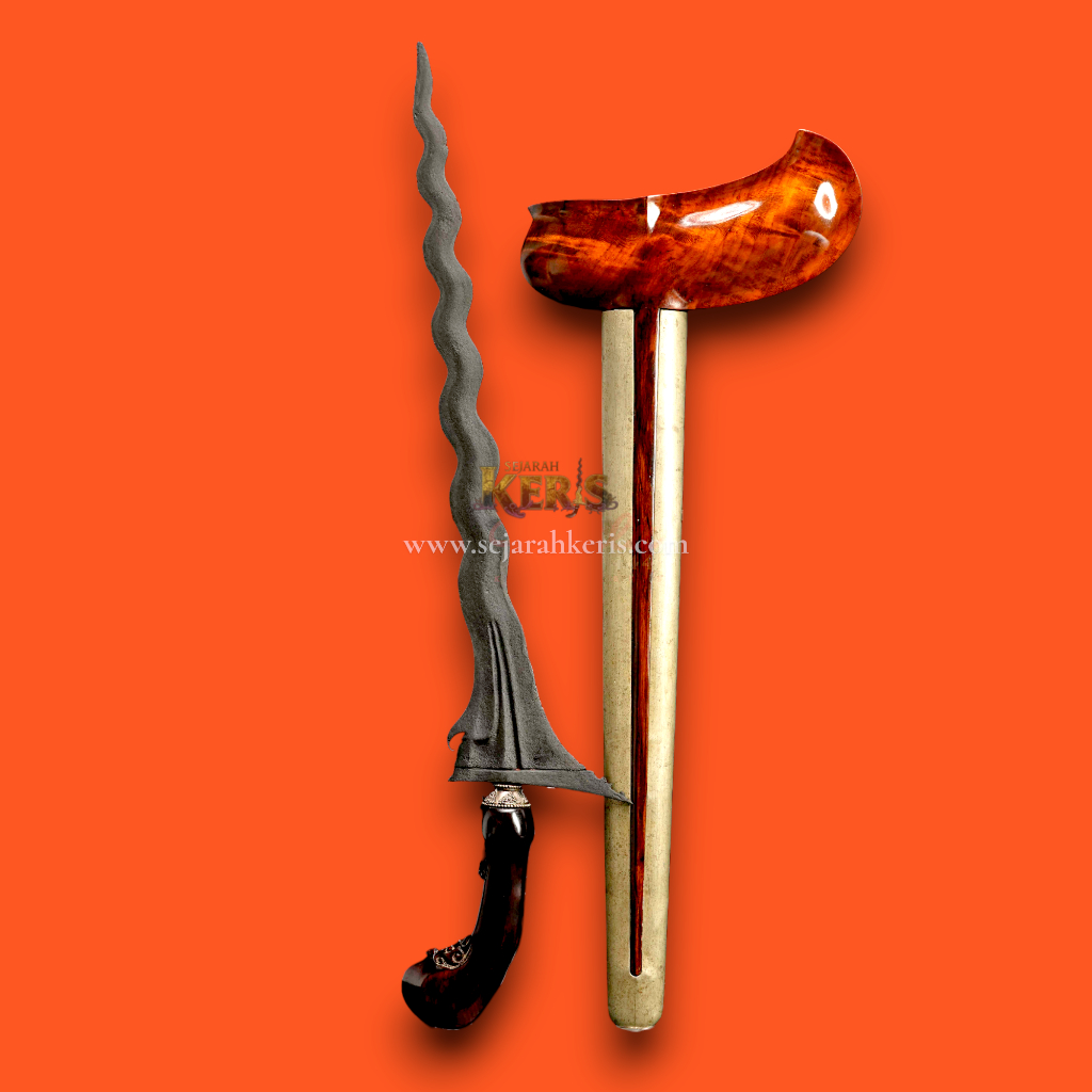 Keris Carito Buntolo Luk 15 Tangguh Mataram Amangkurat