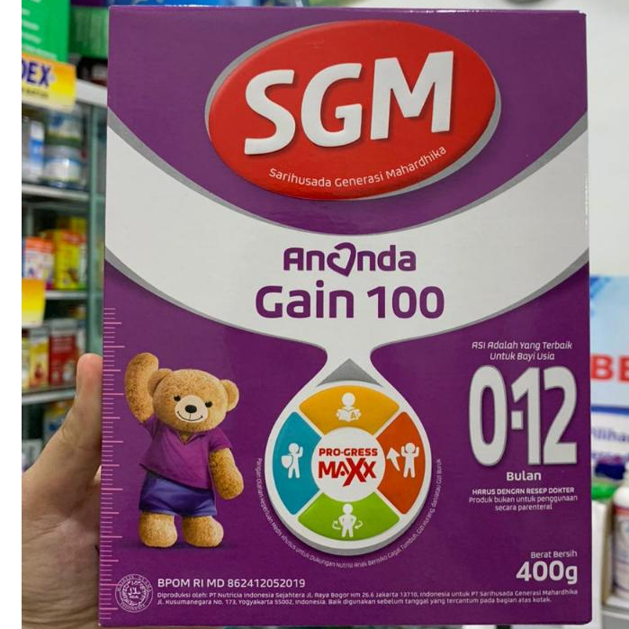 SGM Ananda Gain 0-12 Bulan 400g