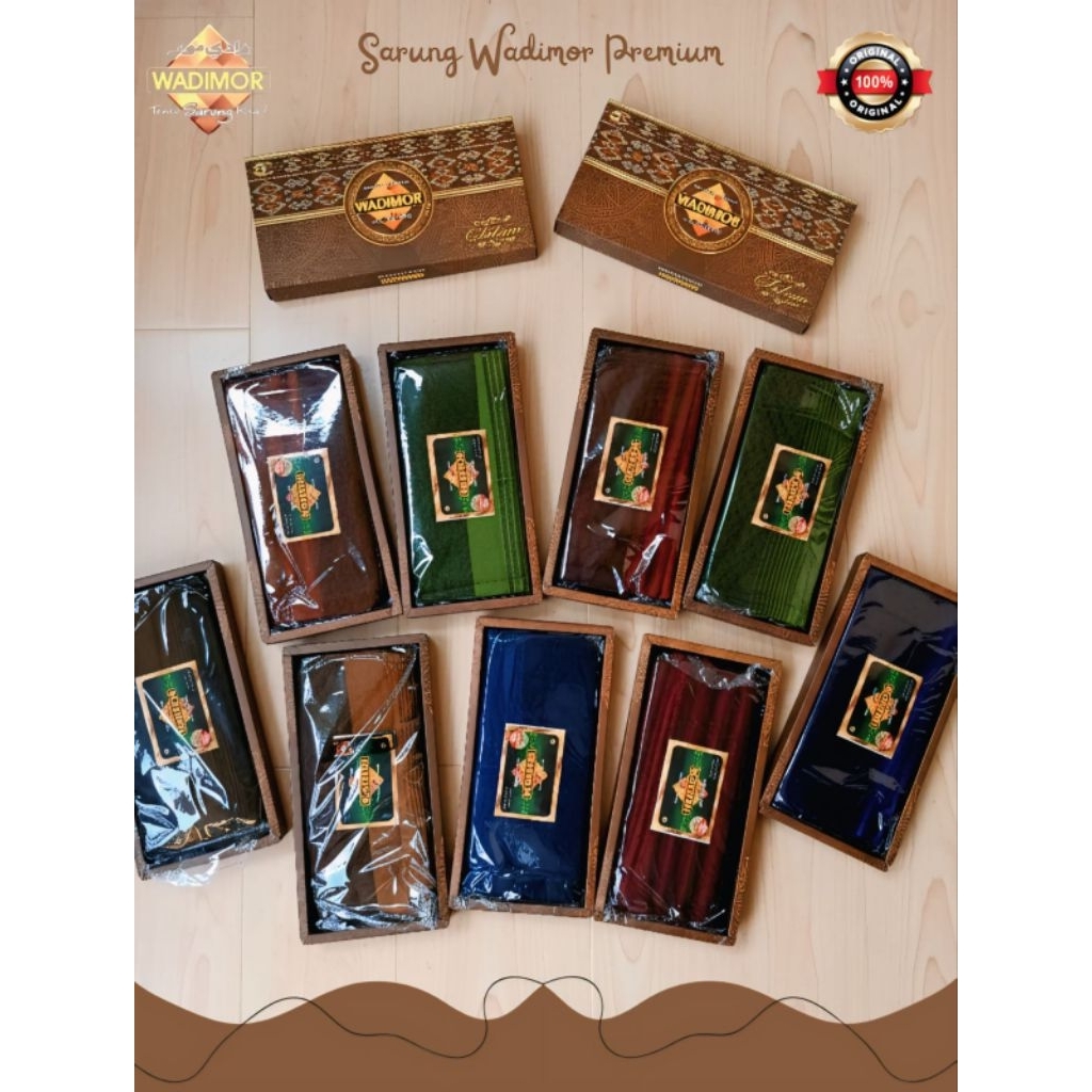 Sarung Tenun WADIMOR Motif Sulam - Original dan Premium