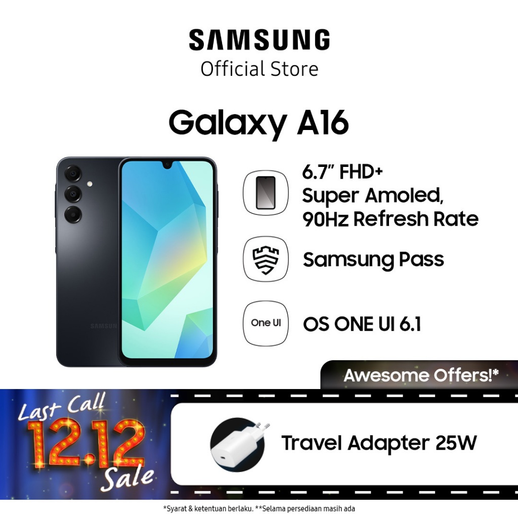 Samsung Galaxy A16 8/128GB - Black