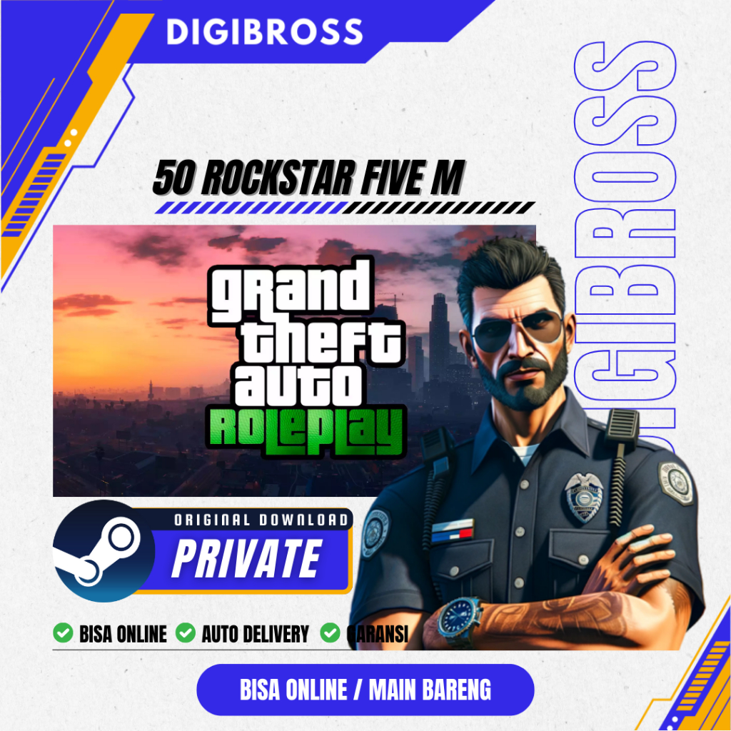 [BONUS STEAM KEY] x50 / x 10 GTA 5 FiveM Account Social Club FIVEM ONLY / GTA 5 Roleplay / (AUTO DEL