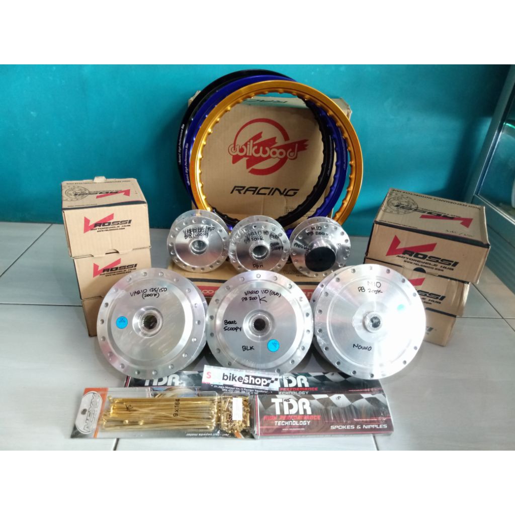 Velg pelek velek veleg WW merek wilwood Ring 14 Ukuran 140 160 Scoopy, beat, Vario