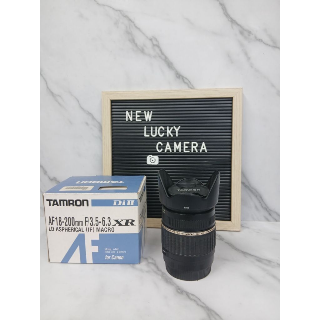 Lensa Tamron 18-200mm For Canon