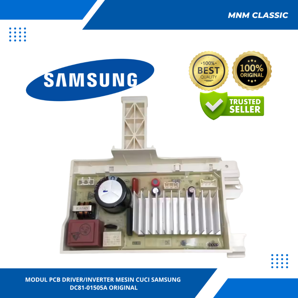 MODUL PCB DRIVER/INVERTER MESIN CUCI SAMSUNG WW80T3040BW DC81-01505A ORIGINAL