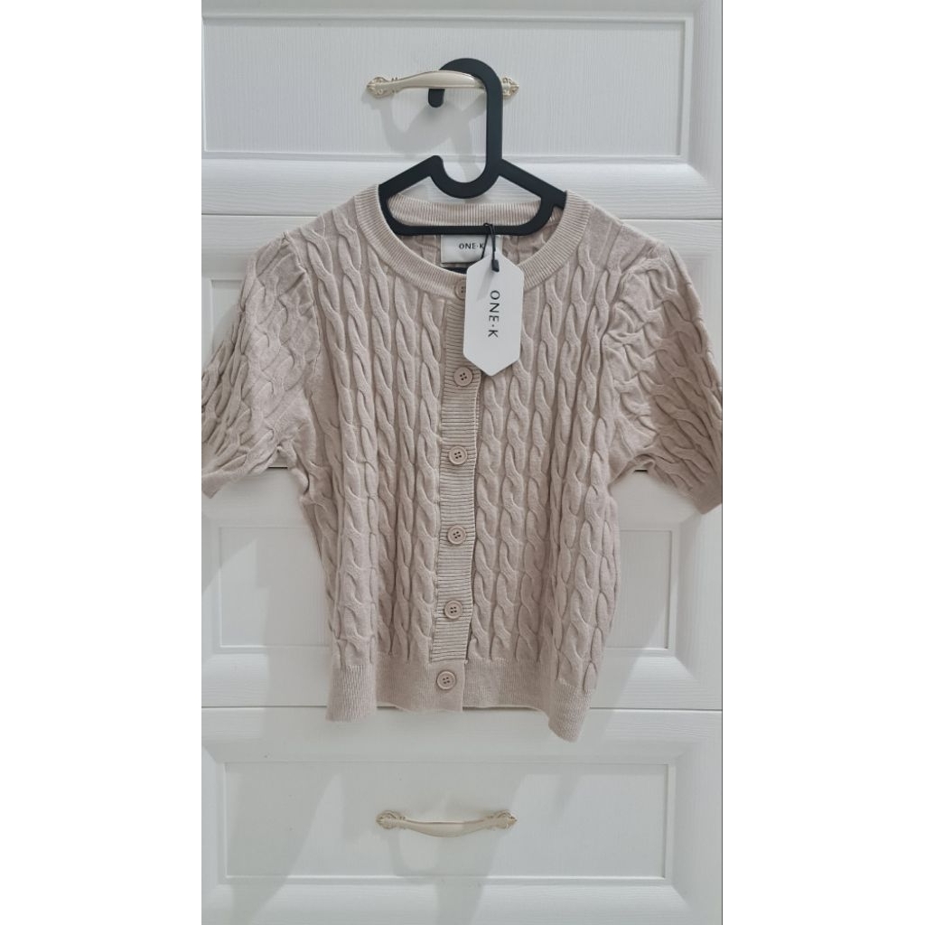 Rajut Kepang Wanita Atasan Rajut Kepang Rajut One K Thailand Cardigan Rajut Kepang Wanita Baju Knit
