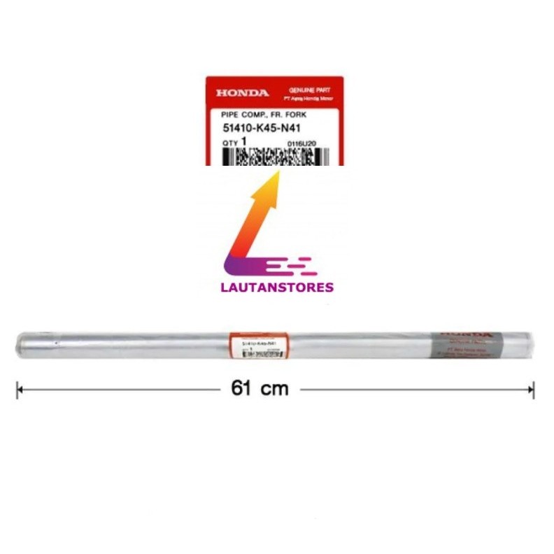 51410-K45-N41 Pipa As Shock Depan CBR 150 R LED K45G 2016 - 2017
