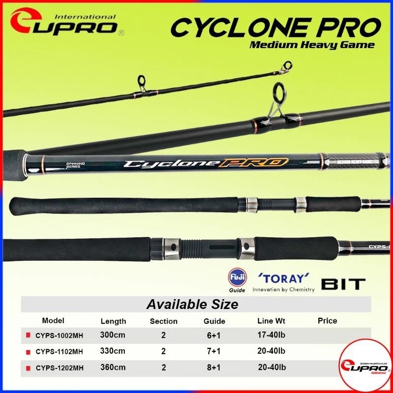 Joran Popping Eupro Cyclone Pro Heavy Action