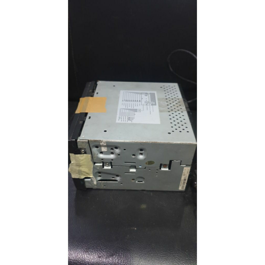 2 Din head unit Motevo DTV-2066BT bisa BT USB cd radio kondisi rusak