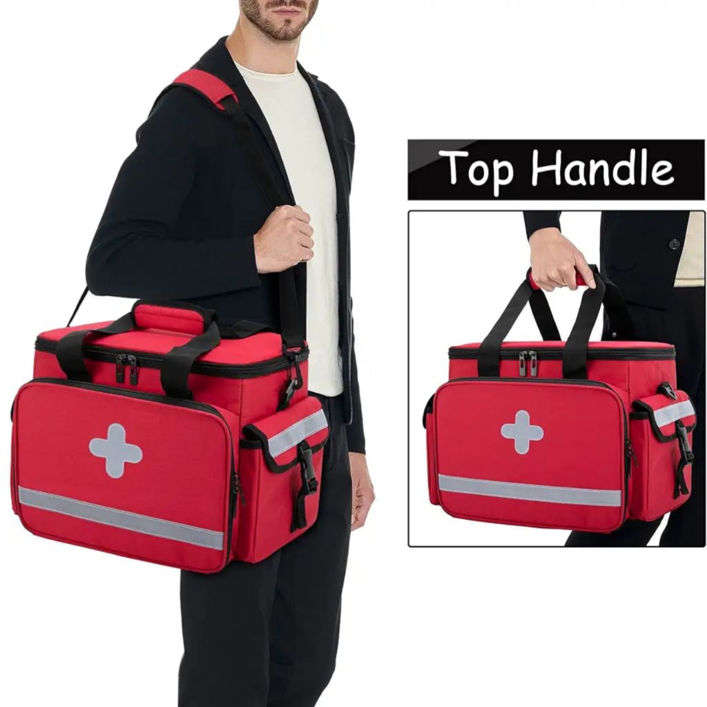 Tas P3K Tas Perlengkapan Kesehatan Tas pertolongan pertama pada Kesehatan Muat berbagai Alat Alat Ke