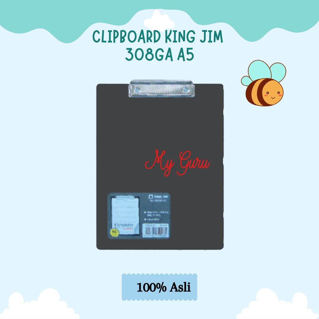 [PCS] KING JIM CLIP BOARD 308GA-A5 / CLIP BOARD