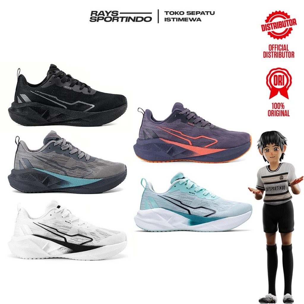 SEPATU RUNNING HEIDEN HERITAGE STRYDE RIVAL