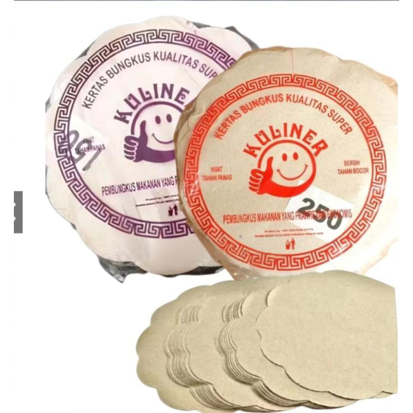 Kertas Nasi Bunga Alas Piring Anti Bocor / Kertas Nasi Alas Piring Rotan