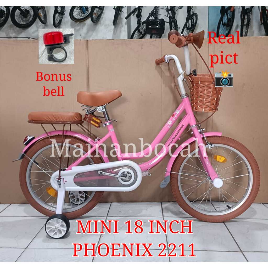 sepeda anak mini 18 inch new phoenix 2211 sepeda anak perempuan mini 18 inch