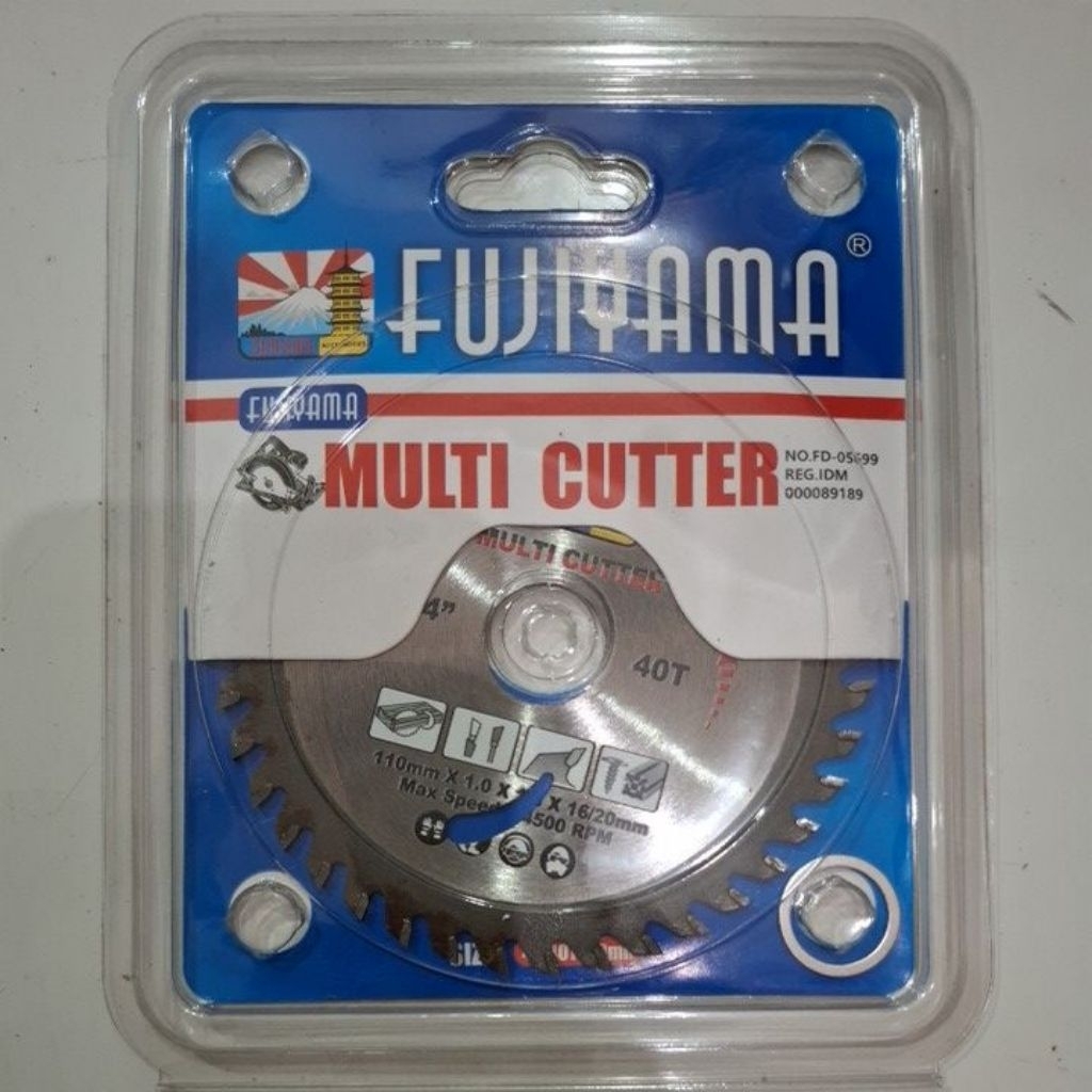 Mata Gergaji Potong Kayu / Mata Gerinda Potong Kayu / Pemotong Serbaguna / Multi Cutter Fujiyama 4" 
