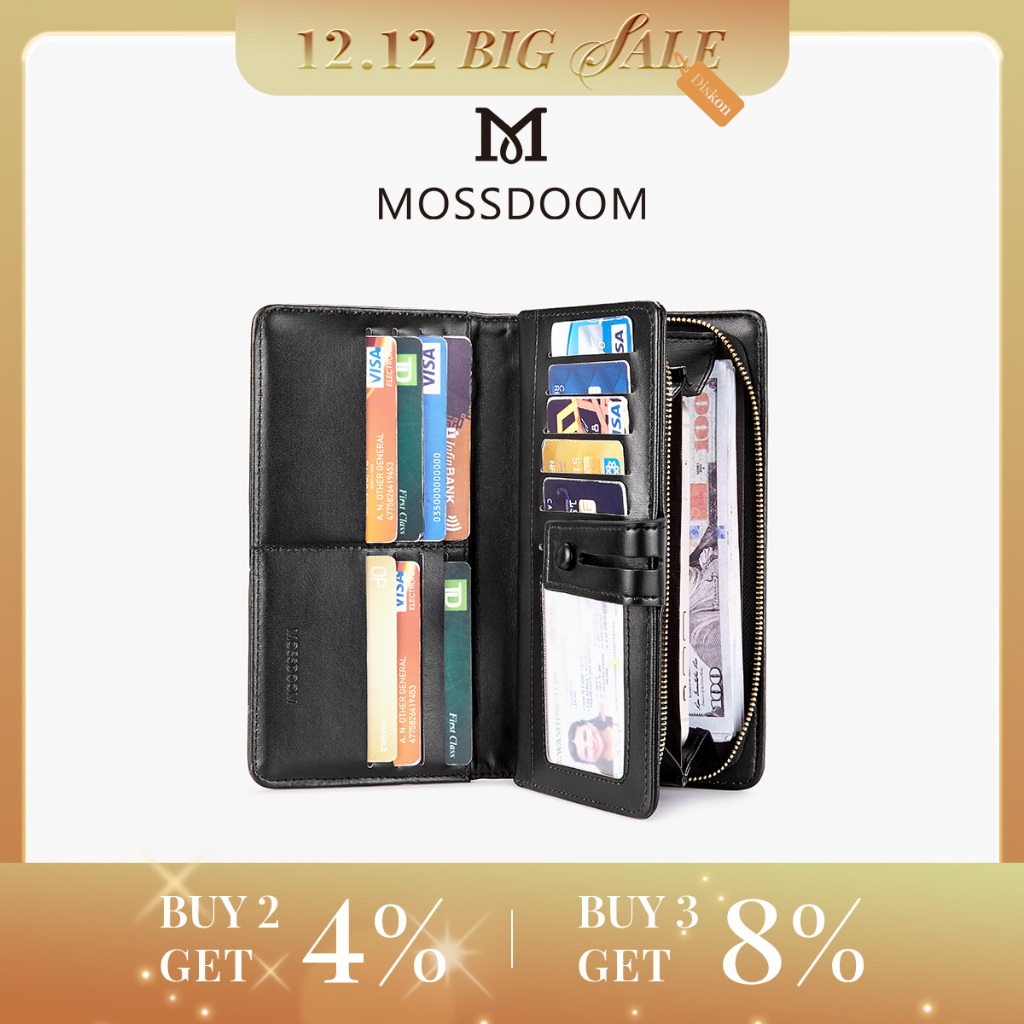 MOSSDOOM Dompet Wanita Serbaguna Panjang