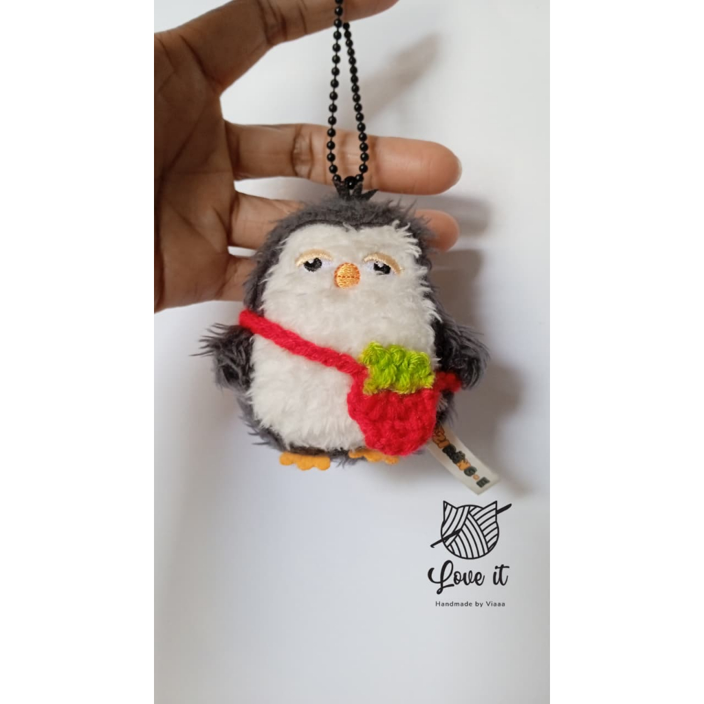 LoveIt Tas Stroberi Zzirang-e/Doll Clothes Aksesoris Baju Rajut Boneka