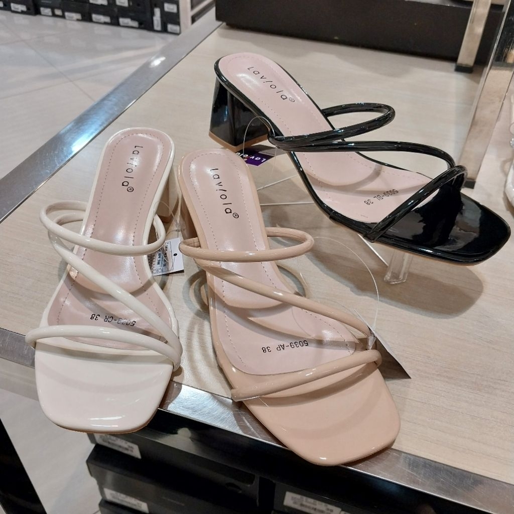 LAVIOLA sandal wanita heels 6cm ori by matahari