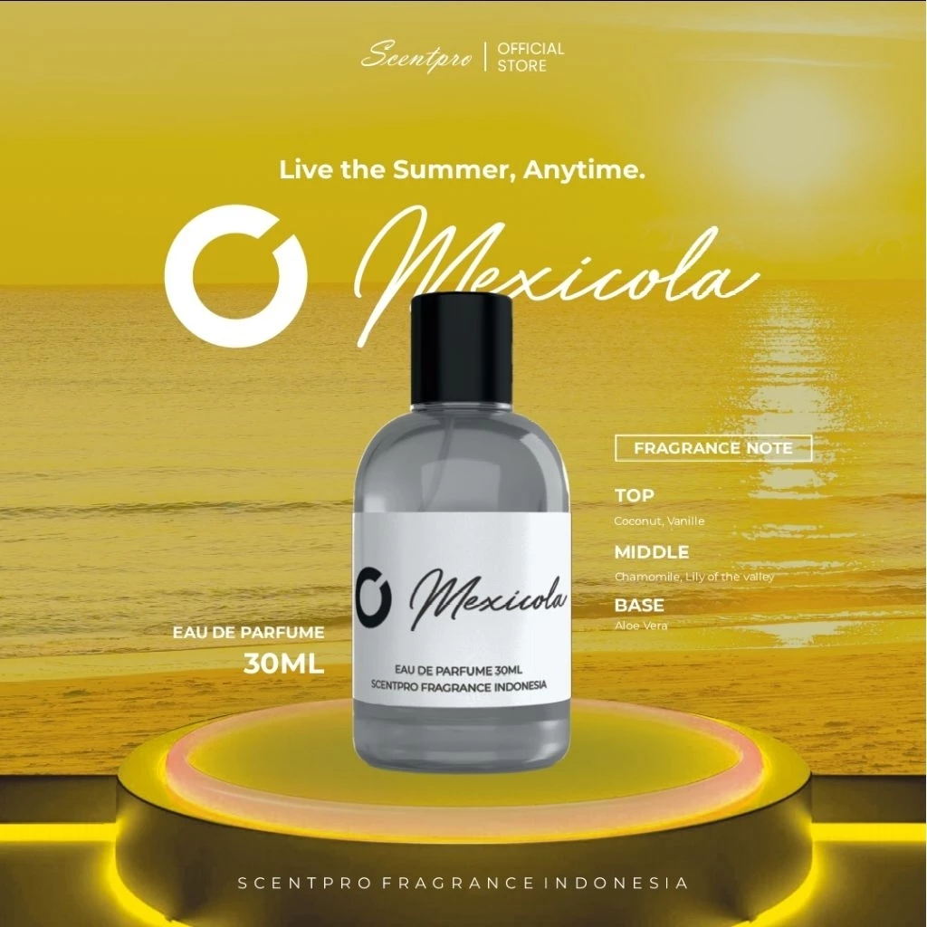 Onix Fragance Mexicola Parfum Viral Parfum Pria Parfum Wanita Parfum Pemikat Parfum Mexicola