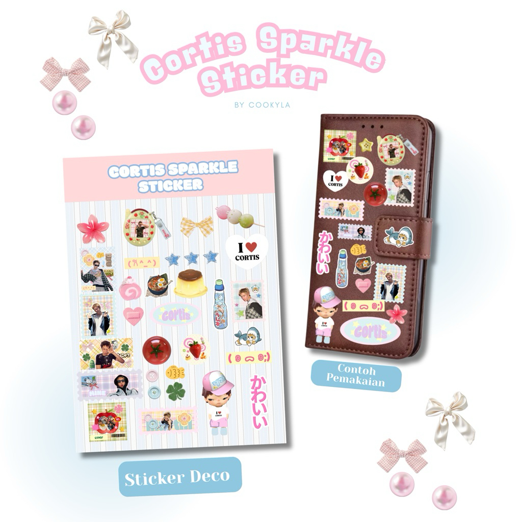 Cortis Sparkle Sticker Deco