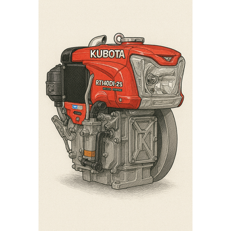 suara miniatur  genset diesel KUBOTA