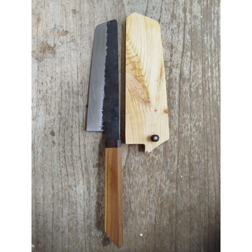 CUSTOM SARUNG PISAU JEPANG KAYU JATI DAN PINUS