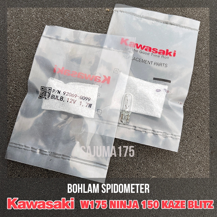 Bohlam Backlight Spidometer Kawasaki W175 Ninja 150 Kaze Blitz