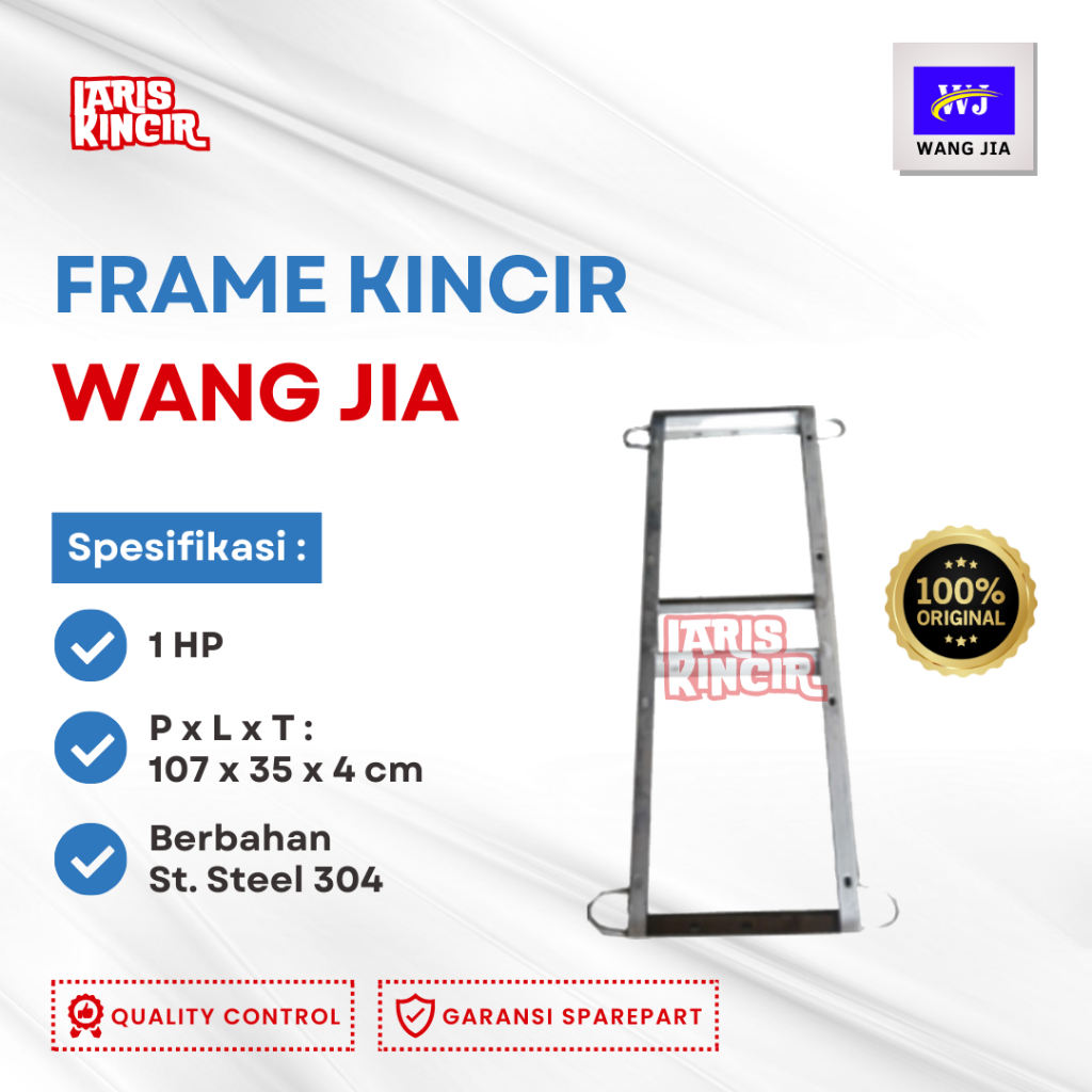 Frame Kincir Air Tambak Stainless Steel 1HP/ 2HP SUS 304
