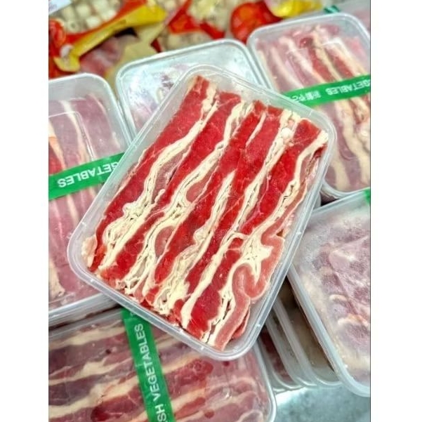 [BANDUNG] BEEF SLICE BOX 500gr / DAGING SAPI SLICE / DAGING BEKU / FROZEN