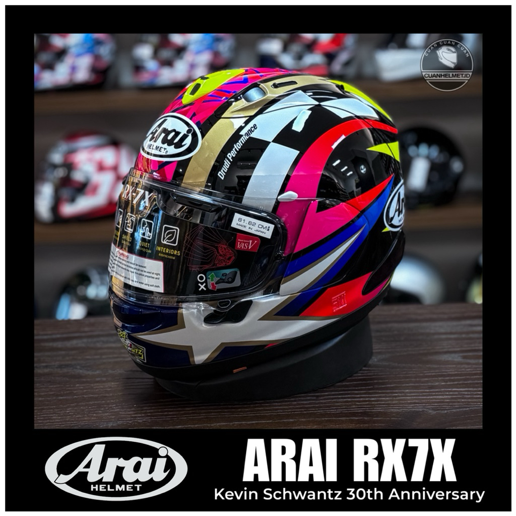Arai Rx7x Kevin Schwantz 30th Anniversary