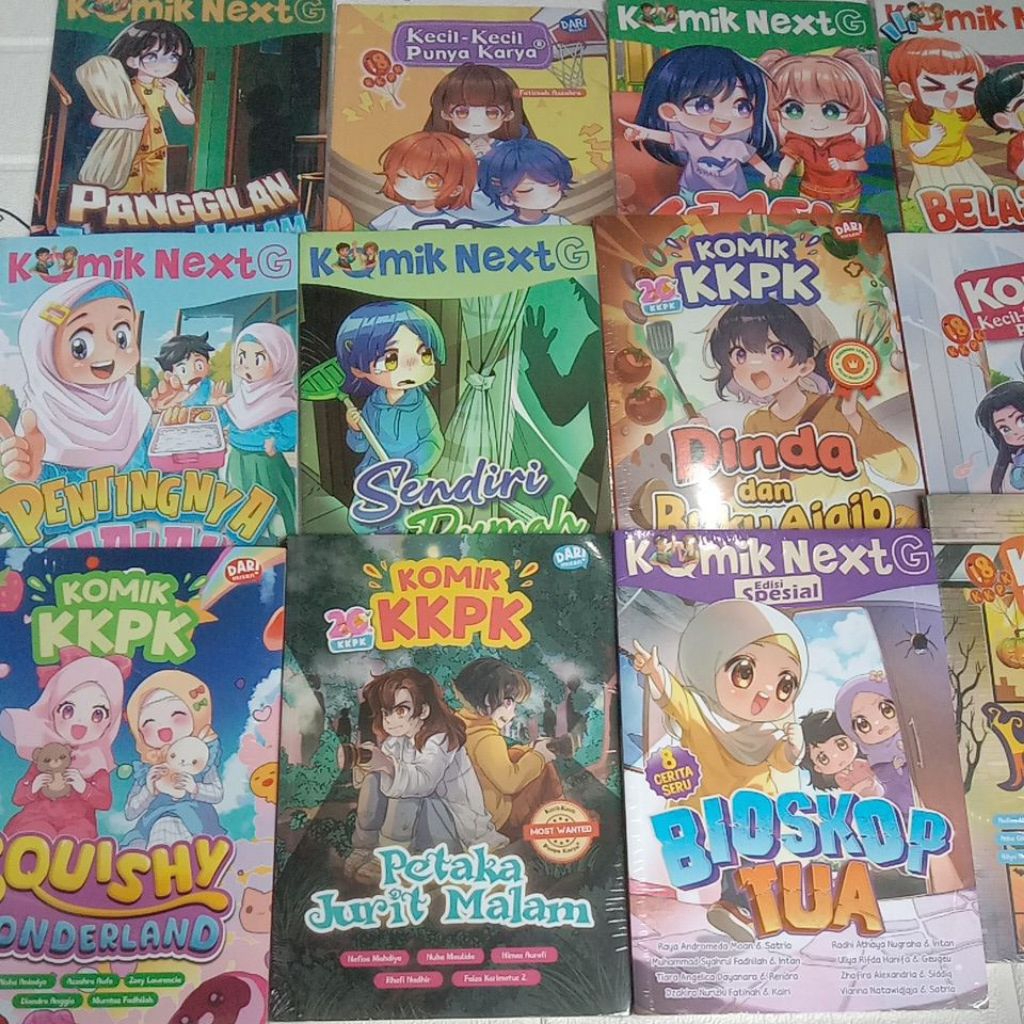 ORIGINAL Buku Komik Anak  NextG Next G Islami Horor inspiratif / KKPK / princess academy / OBRAL