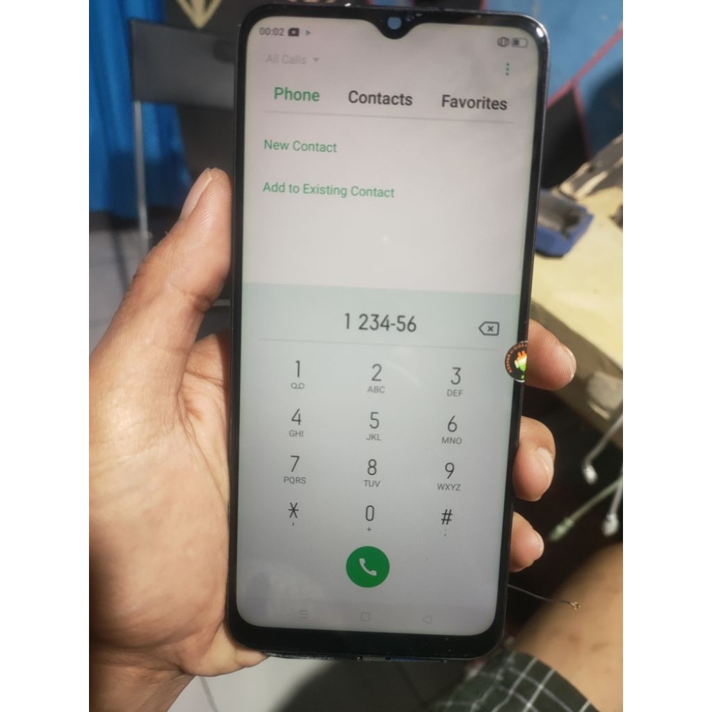 Lcd Oppo A5 2020 /A9 2020 original normal copotan asli test ted
