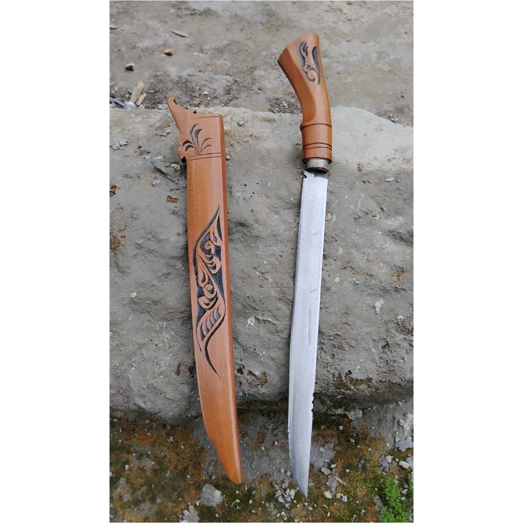 Pisau Badik Ukir 30cm