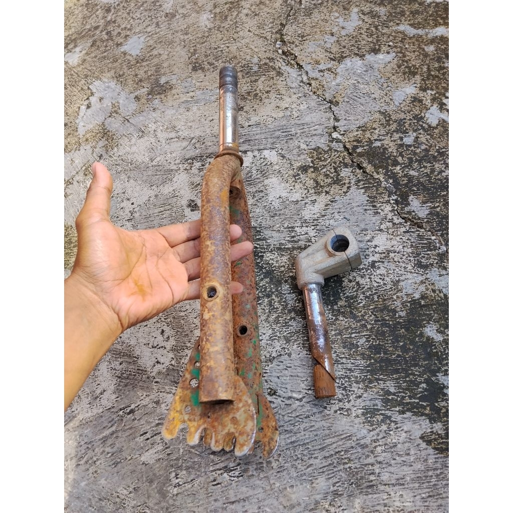 Fork MATA DO TIGA SEPEDA BMX WIMCYCLE METALIZER dan Stem nya real pict