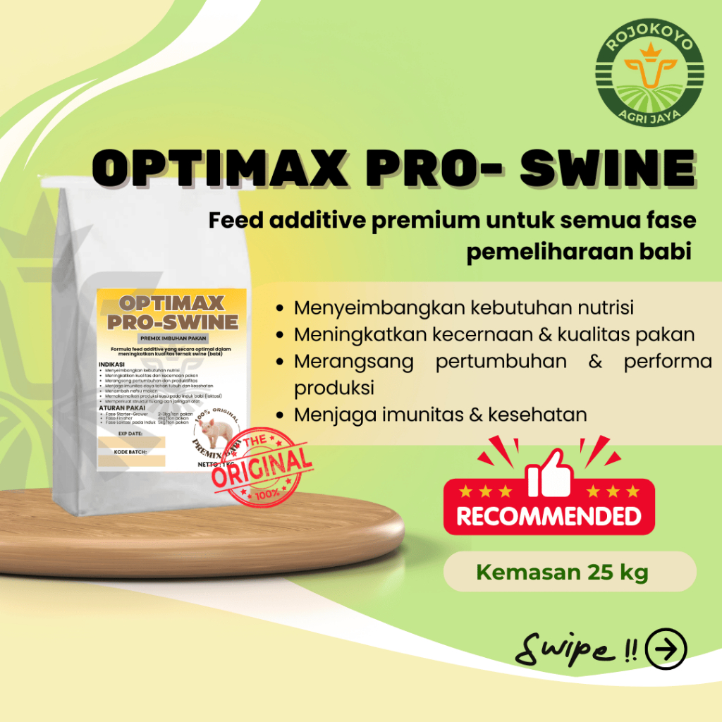 OPTIMAX PRO SWINE 25 kg Premix Babi