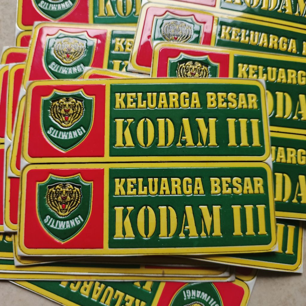 sriker embos(timbul) nopol mobil KODAM SILIWANGI