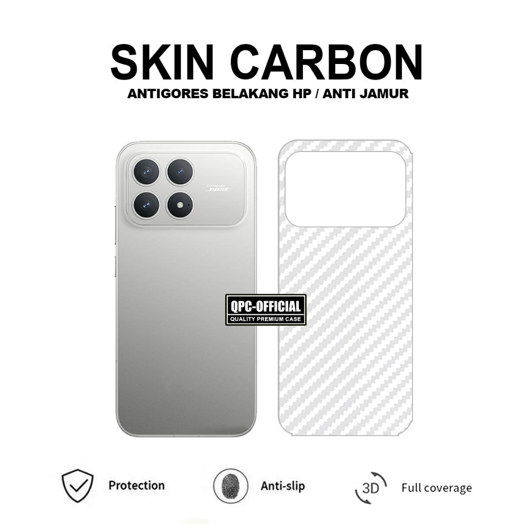 Skin Carbon Poco F8 Pro Poco F8 Ultra  Poco F7 Poco F7 Pro Poco F7 Ultra Poco F6 Antigores Garskin P