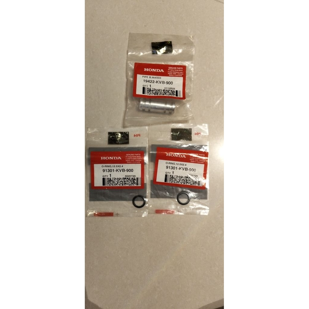Pipe B water plus oring untuk motor Vario 110cc CW dan Techno number part 19422KVB900 & 91301KVB900