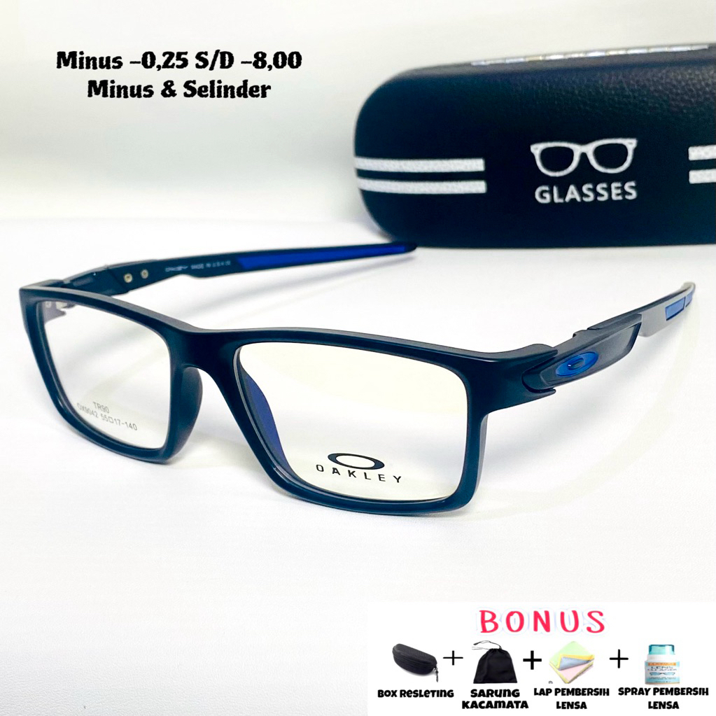 KACAMATA MINUS RABUN JAUH SPORTY BERKUALITAS | KACAMATA MINUS SILINDER | KACAMATA FRAME TEBAL