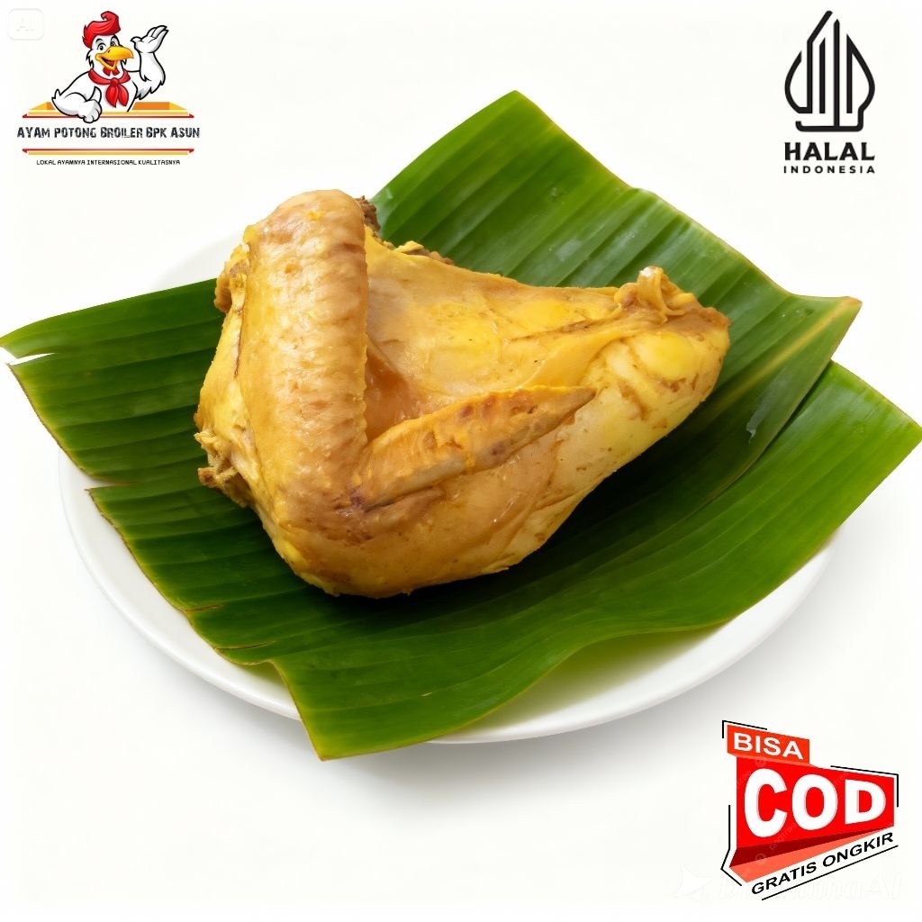 Dada Ayam Negeri Ungkep Bumbu Kuning