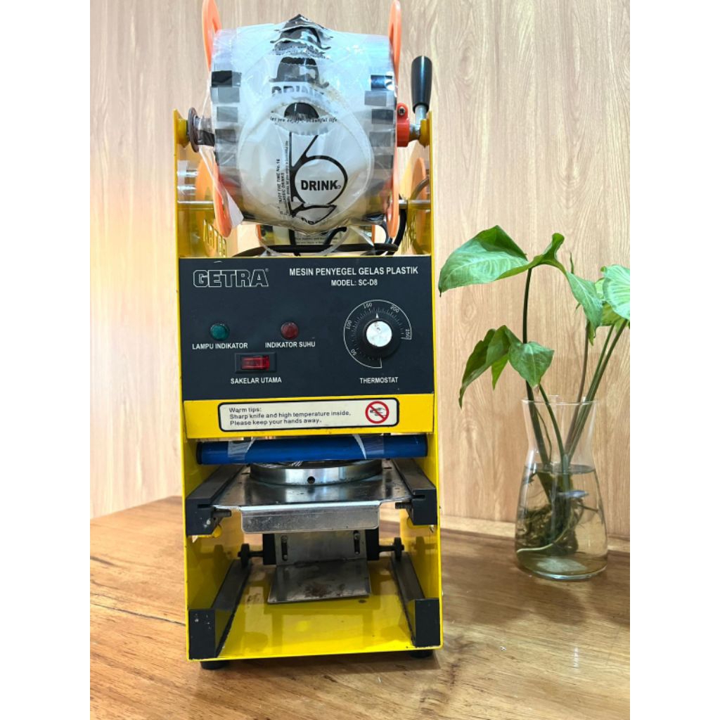 Getra Cup Sealer, Mesin Alat Press gelas (Preloved)