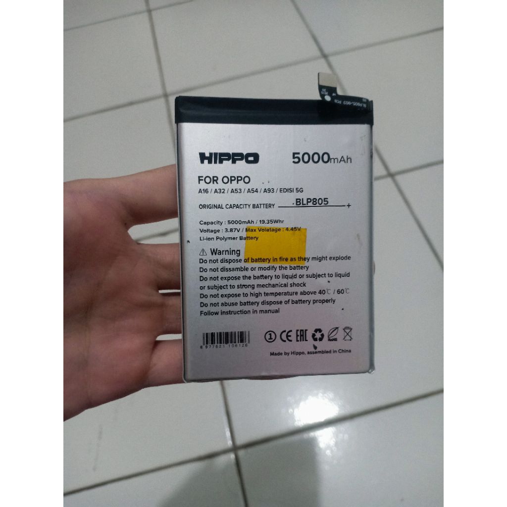 batreai oppo a16 hippo (bekas)