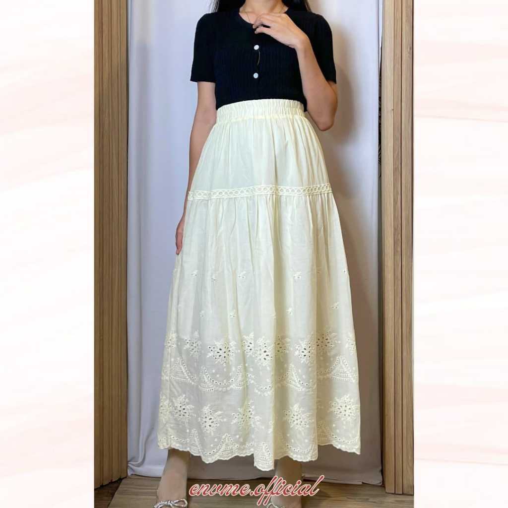 ENVME CRISTY LONG SKIRT / Rok / LONG SKIRT / ROK PANJANG