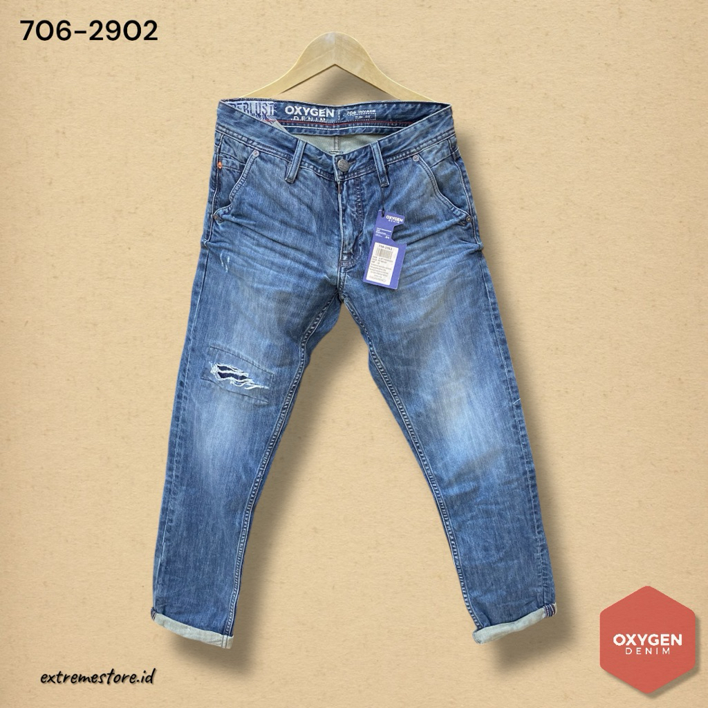 CELANA OXYGEN DENIM | INVADE SERIES OXYGEN.slimfit strecht 706-2902