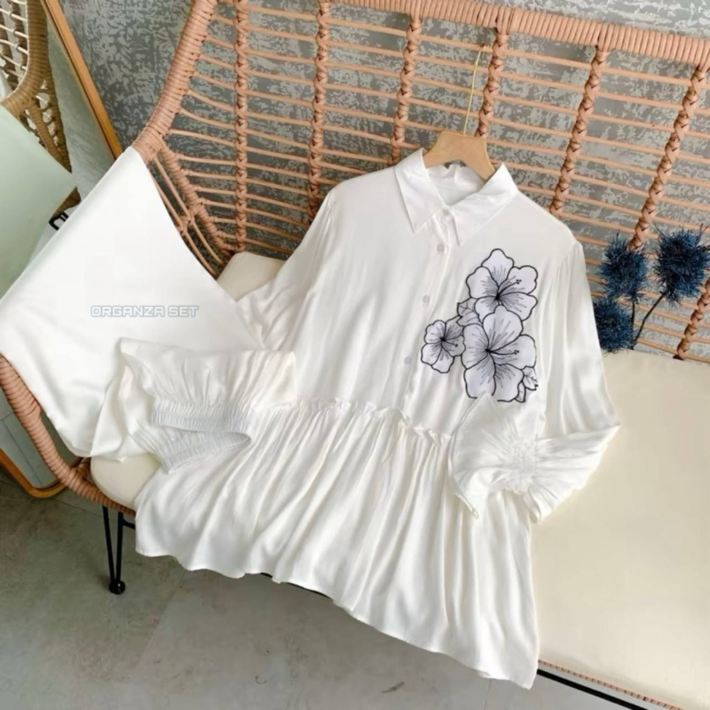 Organza one set terbaru