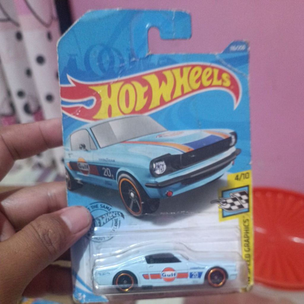 Hot wheels 65 mustang 2+2 fastback GULF