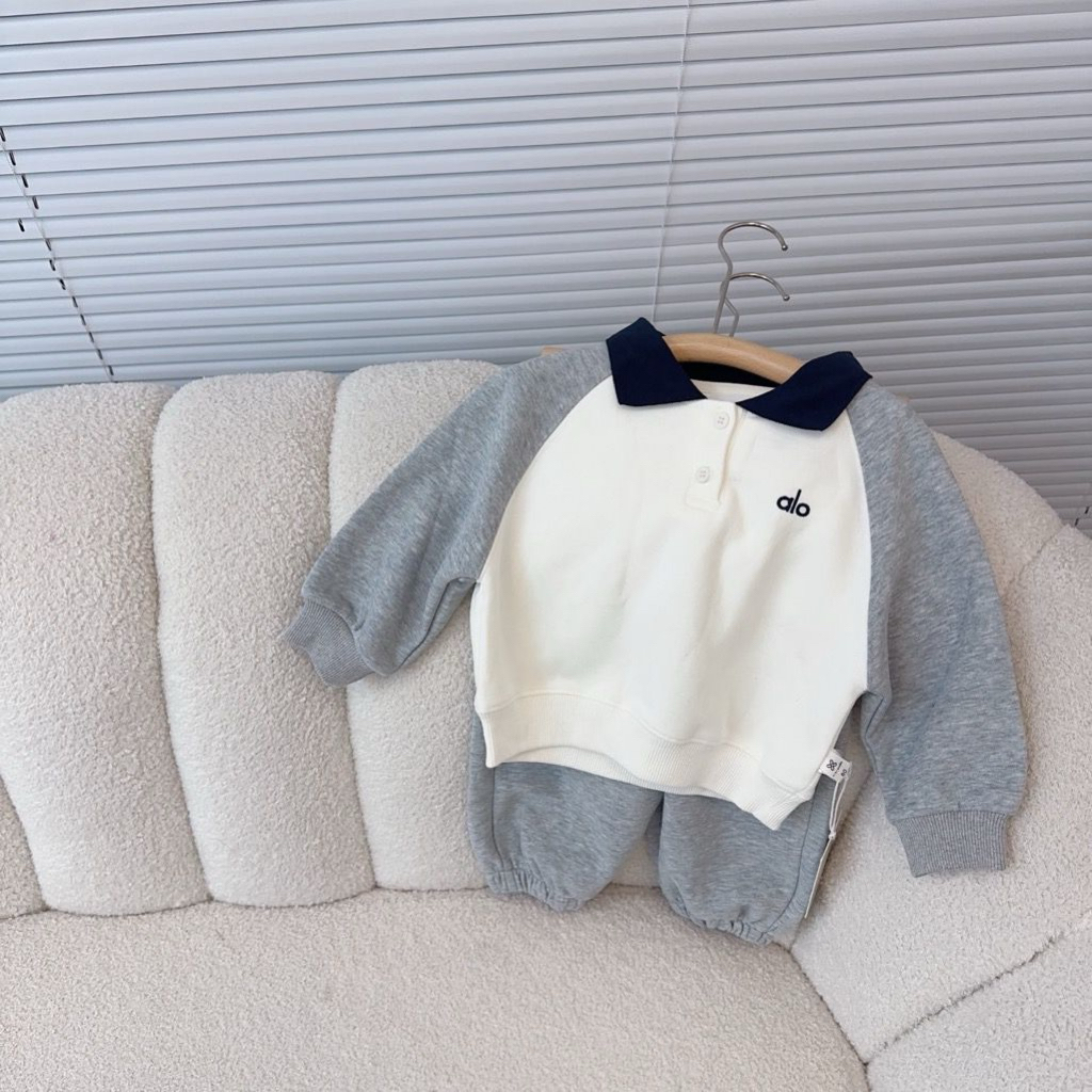 Aaron Polo Sweater Set/ Sweater Set Anak Laki Laki/ Setelan Keren Anak Laki Laki/ Baju Dingin Anak L