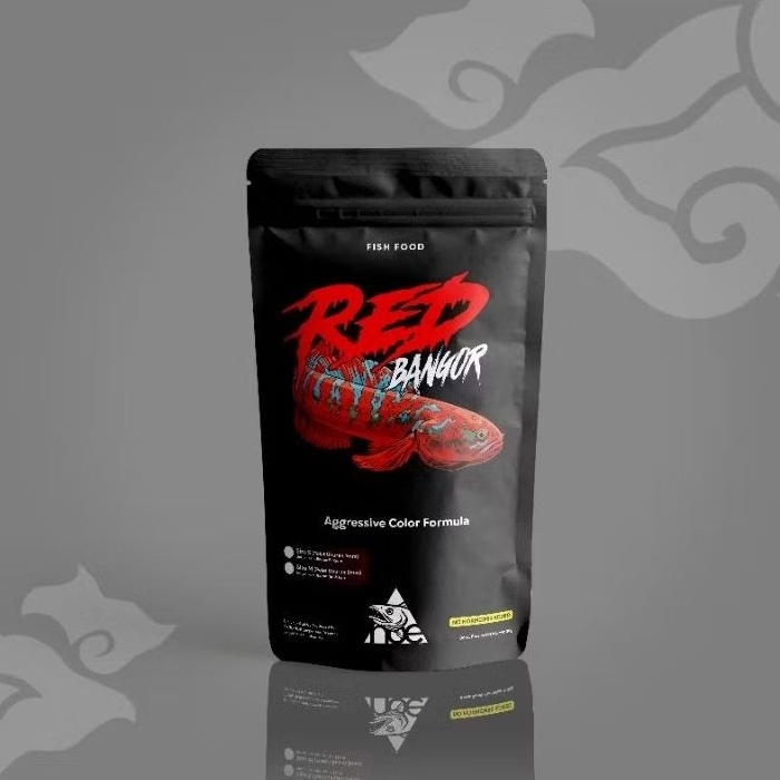 PELET RED BANGOR 30Gram UNTUK IKAN DENGAN PIGMEN MERAH (MARU RED/MARU YELLOW SENTARUM/MARU RIAU/ASIA