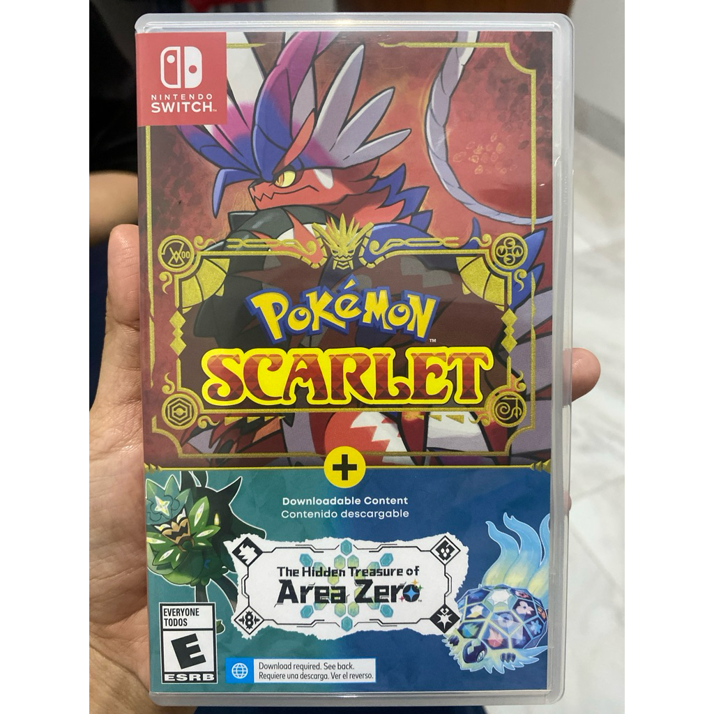 Pokemon Scarlet The Hidden Treasure Of Area Zero (DLC) Nintendo Switch Games